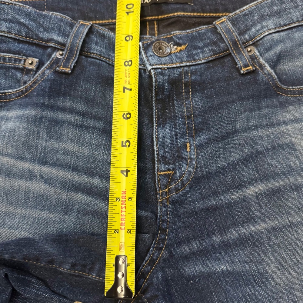 BIG STAR ALEX SKINNY Jeans Women's Sz 31 dark wash bodycon preppy ankle - Picture 8 of 10